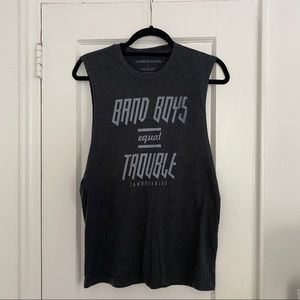 Band boys muscle tank
